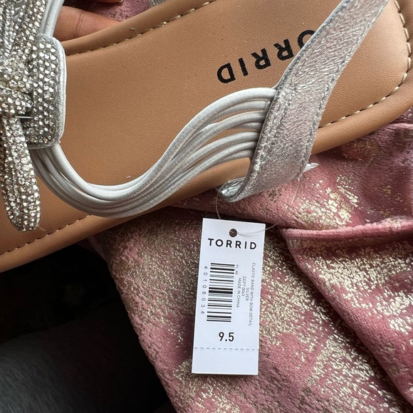 Torrid Rhinestone silver Sandal - Picture 4 of 5